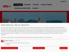 Screenshot der Domain spd-bruckberg.de
