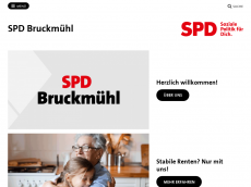 Screenshot der Domain spd-bruckmuehl.de
