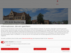 Screenshot der Domain spd-bruehl-beurbarung.de