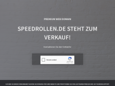 Screenshot der Domain speedrollen.de
