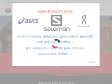 Screenshot der Domain sport-roman.de