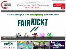 Screenshot der Domain sport-spass-frankfurt.de