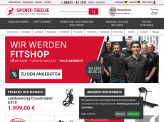 Screenshot der Domain sport-tietje.de