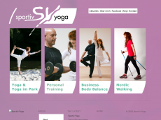 Screenshot der Domain sportiv-yoga.de