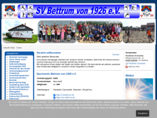 Screenshot von sportverein-bettrum.de