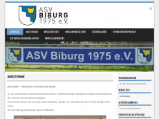Screenshot der Domain sportverein-biburg.de