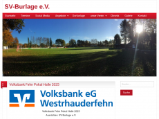 Screenshot von sportverein-burlage.de