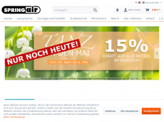 Screenshot der Domain springair.de