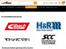 Screenshot der Domain spurverbreiterungen-onlineshop.de