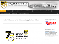Screenshot der Domain spvgg-ederheim.de