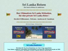 Screenshot der Domain srilankafun.de