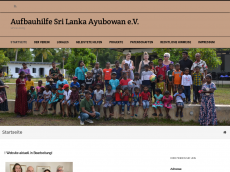 Screenshot der Domain srilankahilfecelle.de