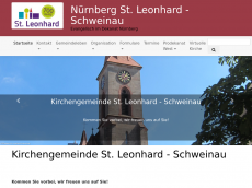 Screenshot der Domain st-leonhard-schweinau.de