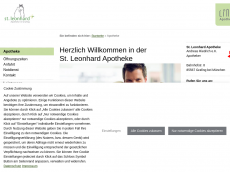 Screenshot der Domain st-leonhard.de