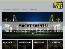 Screenshot der Domain stadion-live.de