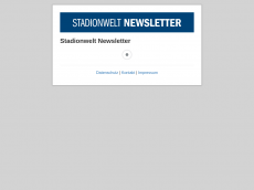 Screenshot der Domain stadionwelt-newsletter.de