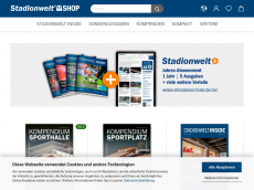 Screenshot der Domain stadionwelt-shop.de