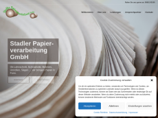 Screenshot der Domain stadler-papierverarbeitung.de