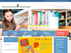 Screenshot der Domain stadtbibliothek-sindelfingen.de