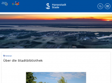 Screenshot der Domain stadtbibliothek-stade.de