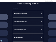 Screenshot der Domain stadtentwicklung-berlin.de