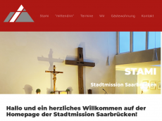 Screenshot der Domain stadtmission-saarbruecken.de