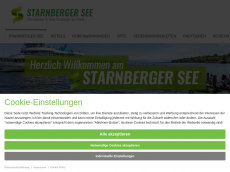 Screenshot der Domain starnberger-see.de