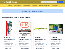 Screenshot der Domain start-links.de