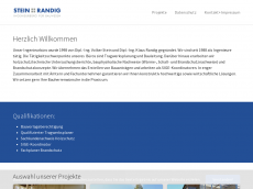 Screenshot der Domain stein-randig.de