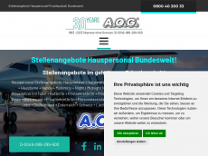 Screenshot der Domain stellenangebote-hauspersonal.de