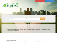 Screenshot der Domain stellenmarkt-express.com
