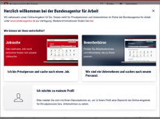 Screenshot der Domain stellenmarkt-medizin.de