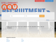 Screenshot der Domain stellenmarkt-neu.de