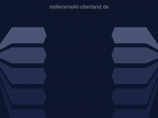 Screenshot der Domain stellenmarkt-oberland.de