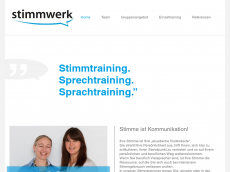 Screenshot der Domain stimmwerk-erlangen.de