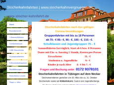 Screenshot der Domain stocherkahnvergnuegen.de