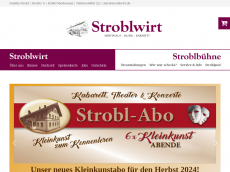 Screenshot der Domain stroblwirt.de
