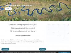Screenshot der Domain stroemungsinstitut.de