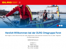 Screenshot der Domain stroemungsrettung.de