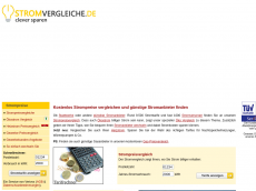 Screenshot der Domain stromvergleiche.de