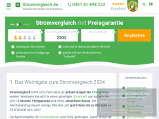 Screenshot der Domain stromvergleicher.de