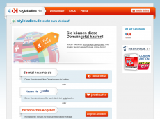 Screenshot von styleladies.de