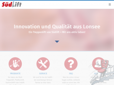Screenshot der Domain suedlift.de