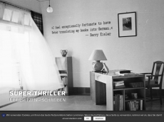 Screenshot der Domain super-thriller.de