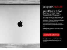 Screenshot der Domain support4mac.de