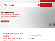 Screenshot der Domain surtech.de