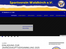 Screenshot der Domain svwaldkirch.de