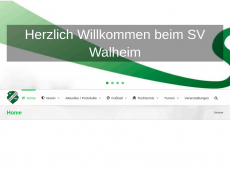 Screenshot der Domain svwalheim.de