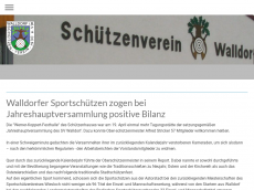 Screenshot der Domain svwalldorf.de
