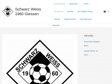 Screenshot der Domain sw1960-giessen.de